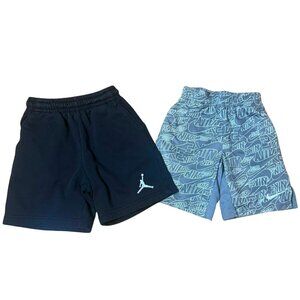 Jordan Fleece Shorts 8–10 + Nike Dri-Fit Shorts 6–7 Boys Bundle Athleisure (2)